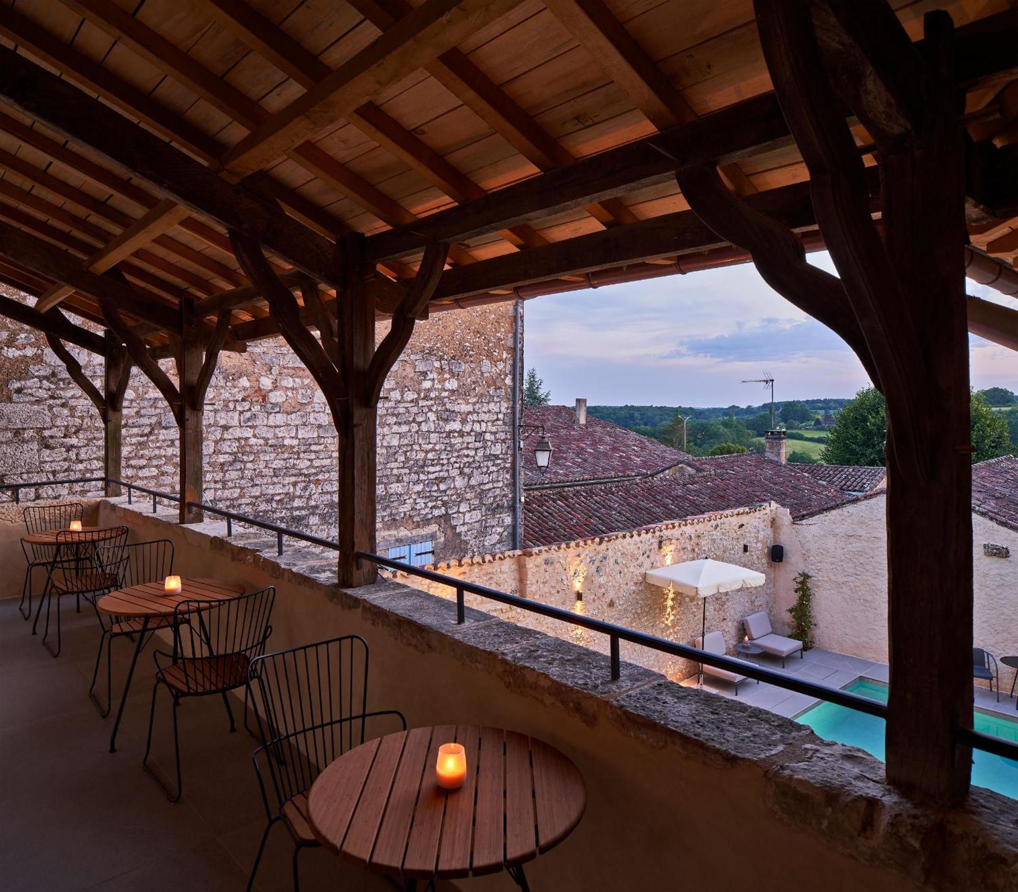 Hotel Le Chevalier Bleu Monpazier Zewnętrze zdjęcie